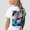 Online Colourful Rebel Abstract Flower T-shirt | Standard white Standardwhite