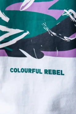 Online Colourful Rebel Abstract Flower T-shirt | Standard white Standardwhite