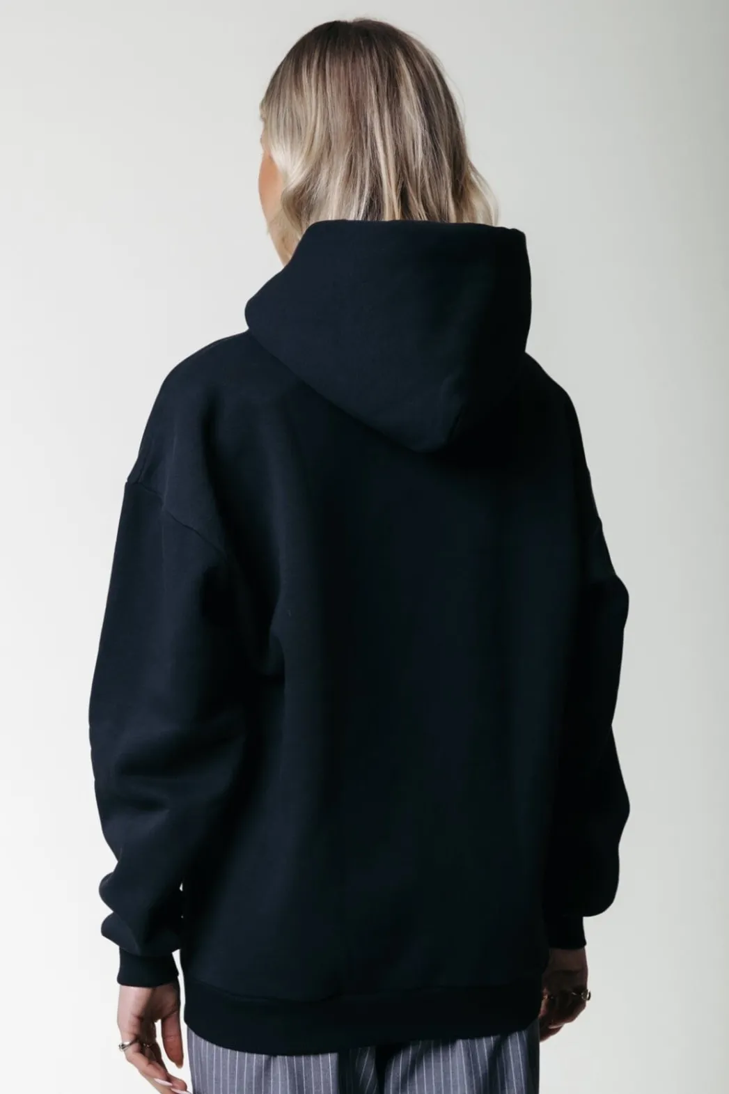 Online Colourful Rebel Box Logo Hoodie | Black