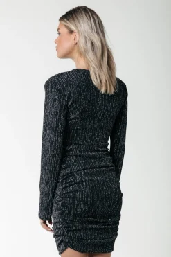 Online Colourful Rebel Bryssa Lurex Dress | Metallic silver Metallicsilver