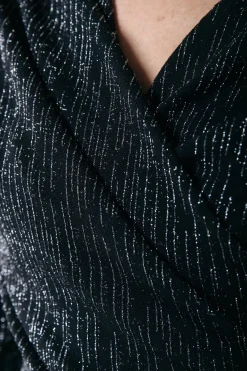 Online Colourful Rebel Bryssa Lurex Dress | Metallic silver Metallicsilver