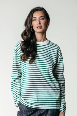 Fashion Colourful Rebel Logo Stripe Longsleeve | Off white Offwhite