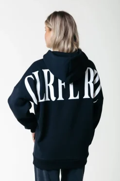 Hot Colourful Rebel CR Back Logo Hoodie | Off black / Washed black