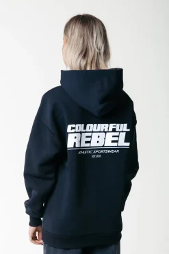 Best Colourful Rebel CR Bold Logo Hoodie | Black