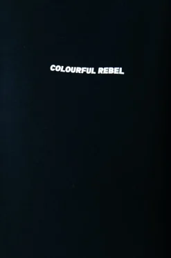 Best Colourful Rebel CR Bold Logo Hoodie | Black