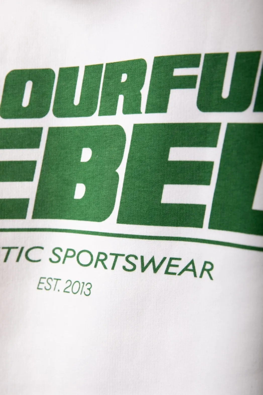 Clearance Colourful Rebel CR Bold Logo Hoodie | Off white Offwhite