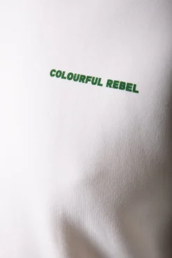 Clearance Colourful Rebel CR Bold Logo Hoodie | Off white Offwhite