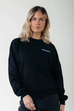 Sale Colourful Rebel Faded Flower Sweat | Black