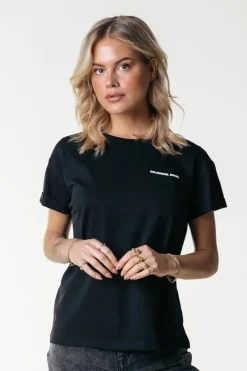 Hot Colourful Rebel Flower World Tour T-shirt | Black