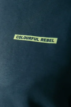 New Colourful Rebel Flowers Sleeve Logo Hoodie | Green gables Greengables