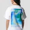 Clearance Colourful Rebel Gradient Poster T-shirt | Standard white Standardwhite