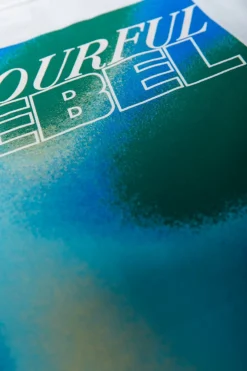 Clearance Colourful Rebel Gradient Poster T-shirt | Standard white Standardwhite