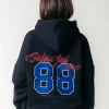New Colourful Rebel 88 Hoodie | Black