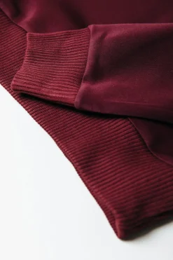 Fashion Colourful Rebel Ilena Zipped Sweat | Port Red Portred