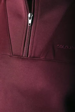 Fashion Colourful Rebel Ilena Zipped Sweat | Port Red Portred