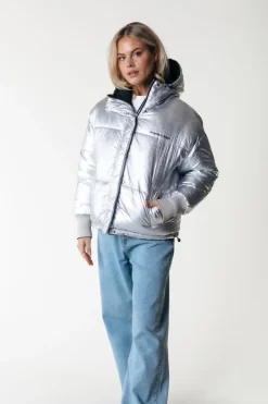 Sale Colourful Rebel Isado Reversible Puffer Jacket | Black