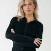 Online Colourful Rebel Ismaya Button Down Top | Black