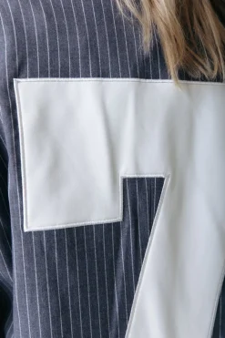 Clearance Colourful Rebel Jesra Stripe Blazer | Dark grey Darkgrey