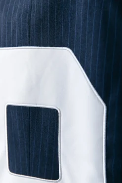 Sale Colourful Rebel Jesra Stripe Blazer | Dark blue Darkblue