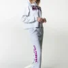 Outlet Colourful Rebel Joelle Logo Jogger Pants | Light grey melange Lightgreymelange