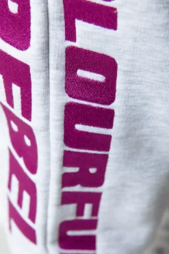 Outlet Colourful Rebel Joelle Logo Jogger Pants | Light grey melange Lightgreymelange