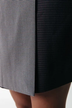 Fashion Colourful Rebel Maeve Check Skirt | Darkest Brown Darkestbrown