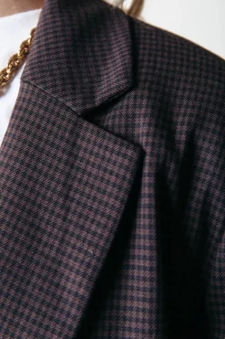 Hot Colourful Rebel Mimmi Blazer | Dark brown Darkbrown