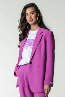 Clearance Colourful Rebel Mimmi Blazer | Violet Pink Violetpink