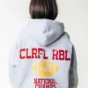 Sale Colourful Rebel National Champs Hoodie | Light grey melange Lightgreymelange