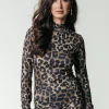 Outlet Colourful Rebel Neyo Leopard Top | Warm Brown Warmbrown