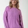 Sale Colourful Rebel Olivia Knit | Violet Pink Violetpink