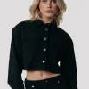 Fashion Colourful Rebel Olle Corduroy Blouse | Black