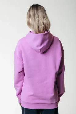 Clearance Colourful Rebel Puff Logo Hoodie | Medium Violet Mediumviolet