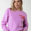 Discount Colourful Rebel Puff Logo Sweat | Medium Violet Mediumviolet