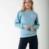 Hot Colourful Rebel Puff Logo Sweat | Mineral blue Mineralblue