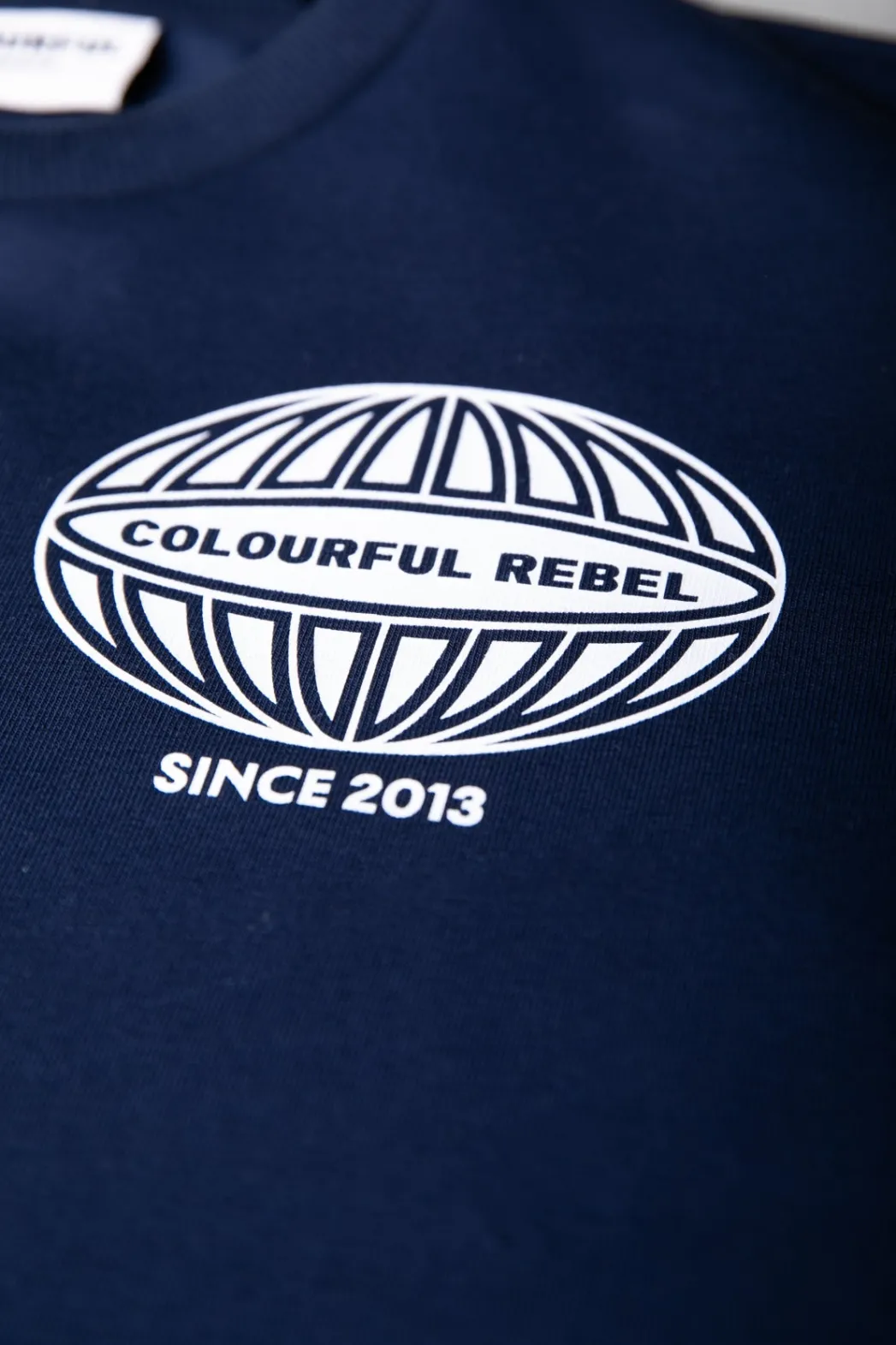 Clearance Colourful Rebel Racer Logo Sweat | Dark Navy Darknavy