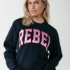 Outlet Colourful Rebel Rebel Sweat | Black