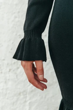 Sale Colourful Rebel Robijn Fine Knit Dress | Black