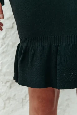 Sale Colourful Rebel Robijn Fine Knit Dress | Black