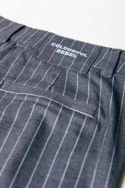 Fashion Colourful Rebel Rus Straight Pants | Dark Anthracite Darkanthracite