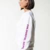 Fashion Colourful Rebel Sleeve Logo Sweat | Off white Offwhite