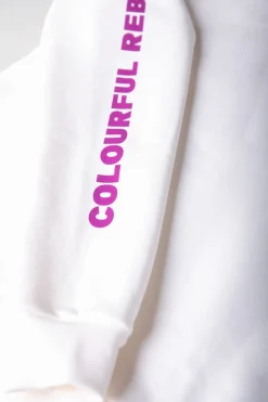 Fashion Colourful Rebel Sleeve Logo Sweat | Off white Offwhite