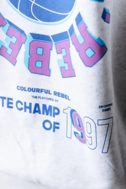 Sale Colourful Rebel State Champ Sweat | Light grey melange Lightgreymelange