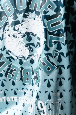 New Colourful Rebel Tayla State Champ Football T-Shirt | Canal blue Canalblue