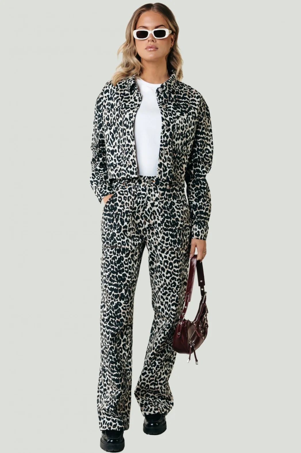 Clearance Colourful Rebel Tinsley Denim Worker Pants | Beige