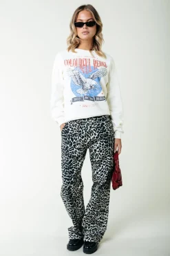 Clearance Colourful Rebel Tinsley Denim Worker Pants | Beige