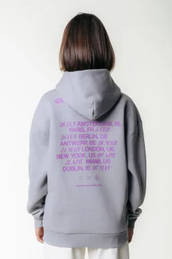 Outlet Colourful Rebel Travel Hoodie | Grey