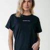 Sale Colourful Rebel Uni Logo T-shirt | Black