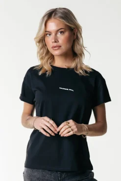 New Colourful Rebel Uni Logo T-shirt | Black