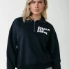 Sale Colourful Rebel Uni Logo Zip Sweat | Black